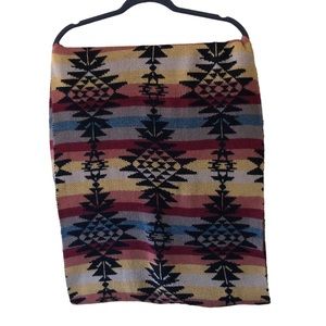 American Eagle Outfitters Aztec Southwest Shawl Wrap Neck Scarf Women's One Size